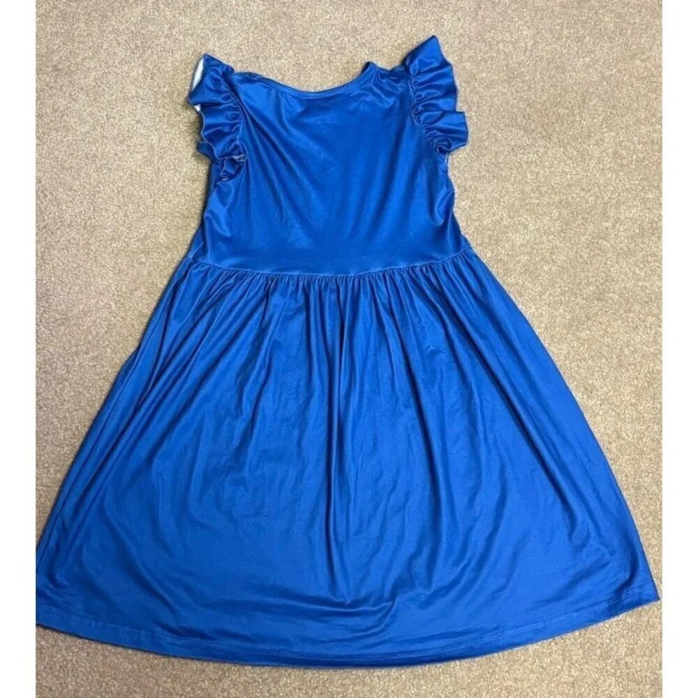 Girls School Dresses Blue Pencils